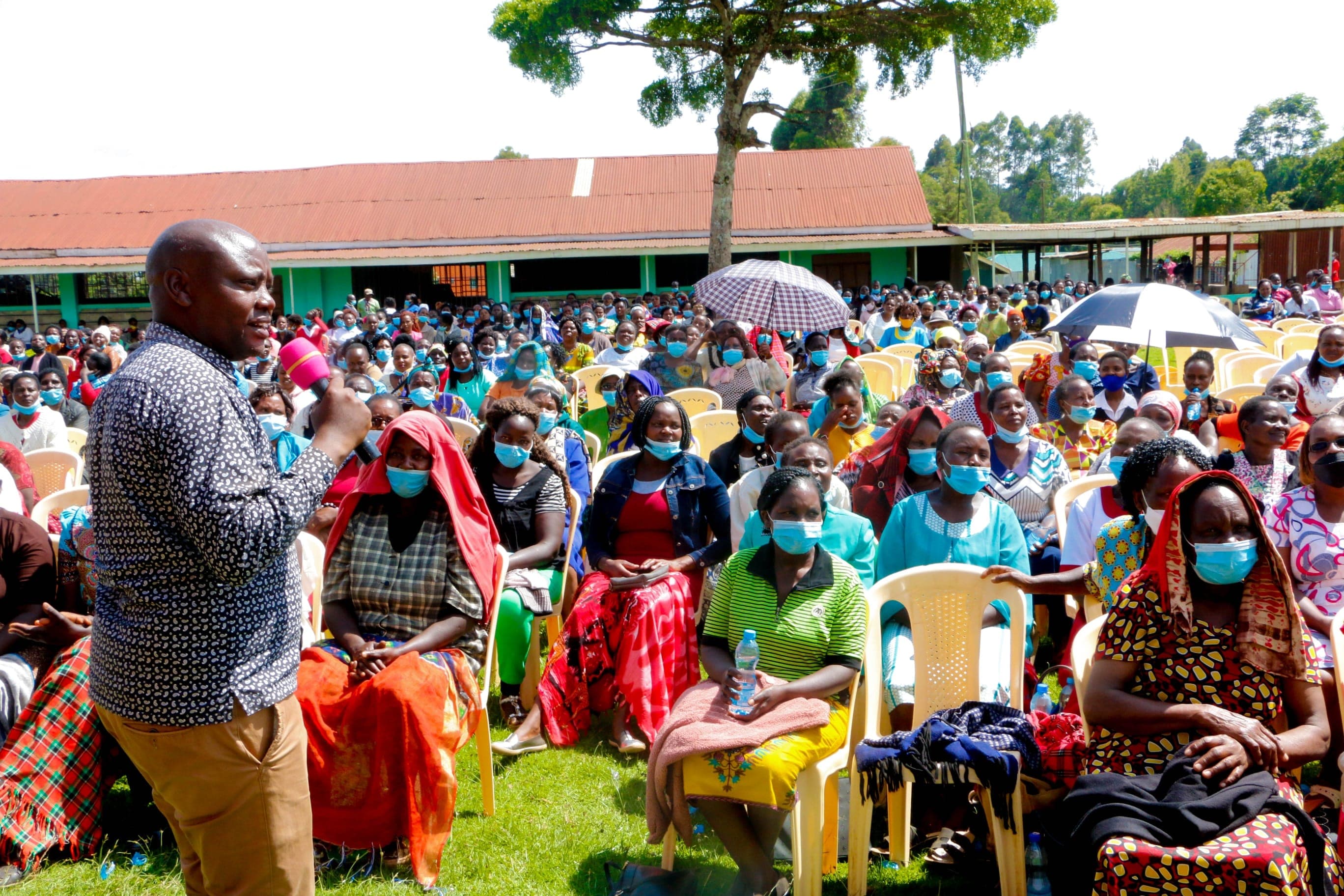 patrick muthuri addressing women